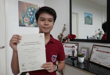 SMA Sax Student gets the highest distinction in ABRSM